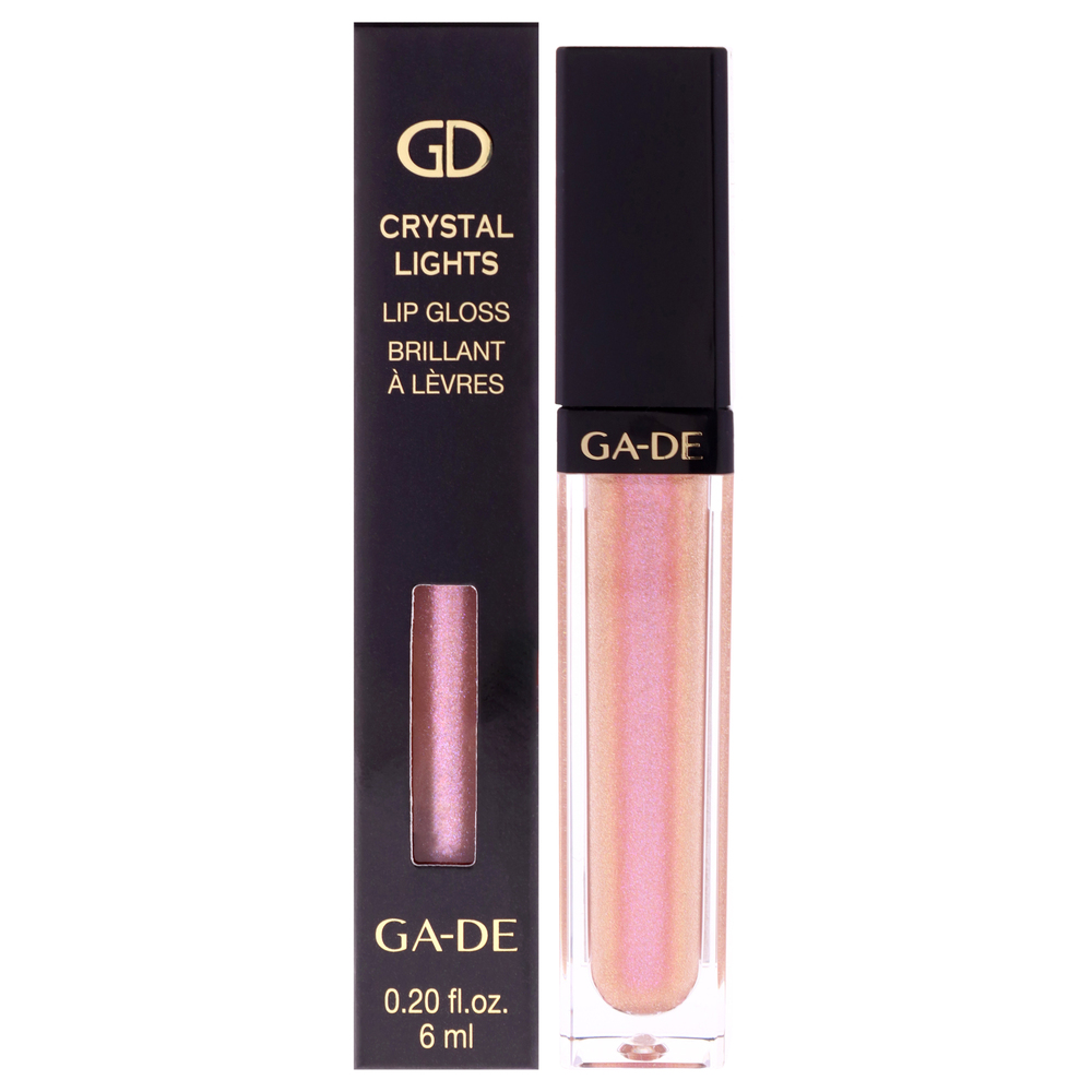 Crystal Lights Lip Gloss - 800 Pink Unicorn by GA-DE for Women - 0.2oz Lip Gloss